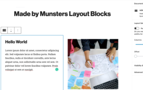 WordPress post edit view